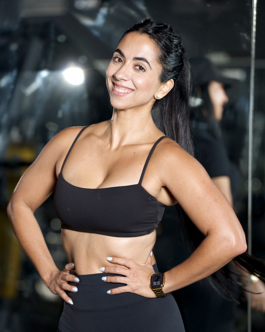 Marval Fitness trainer smiling in the gym